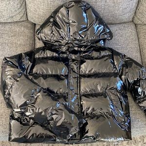 Current Mood Black Puffer Jacket